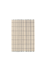 FermLiving Sen Rug Teppich, Pergament/Indigo - 140 x 200 cm - Jacobsen Plus
