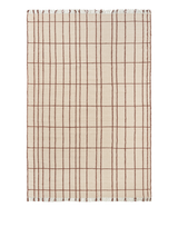 FermLiving Sen Rug Teppich, Pergament/Kastanie - 200 x 300 cm - Jacobsen Plus