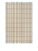 FermLiving Sen Rug Teppich, Pergament/Indigo - 200 x 300 cm - Jacobsen Plus