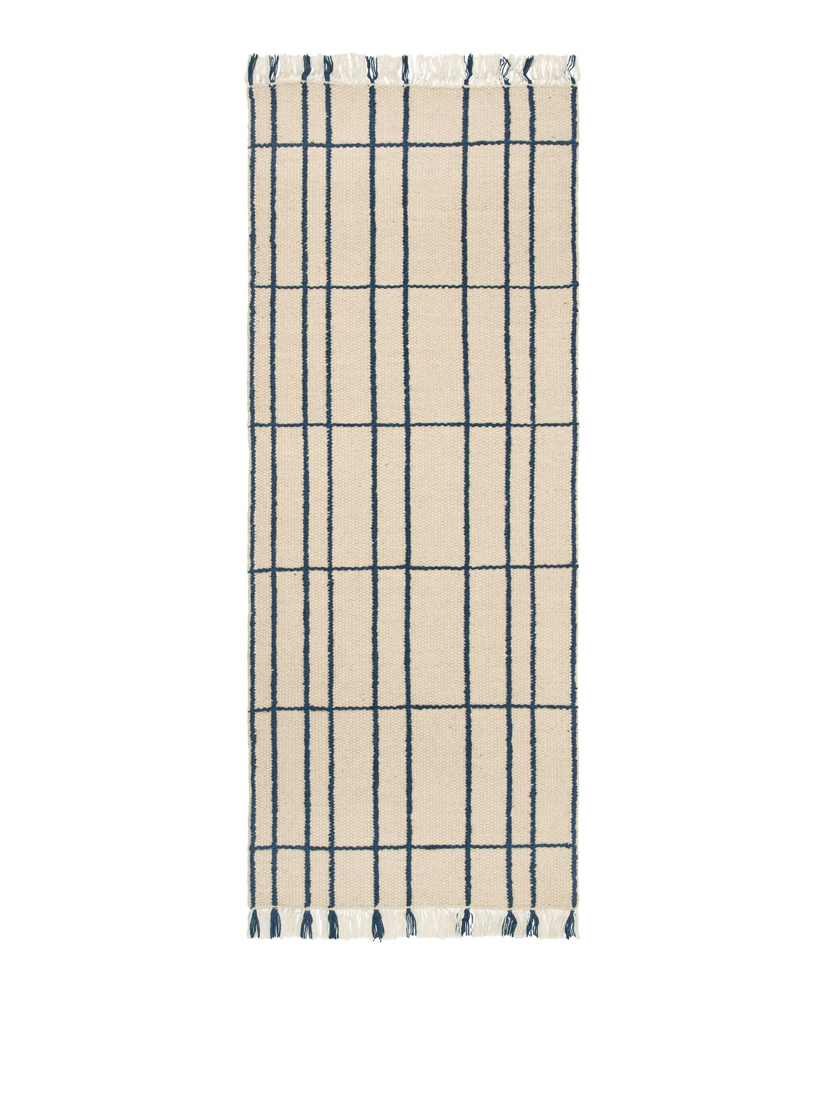 FermLiving Sen Runner Bodenläufer, Parchment/Indigo - 1 - Jacobsen Plus