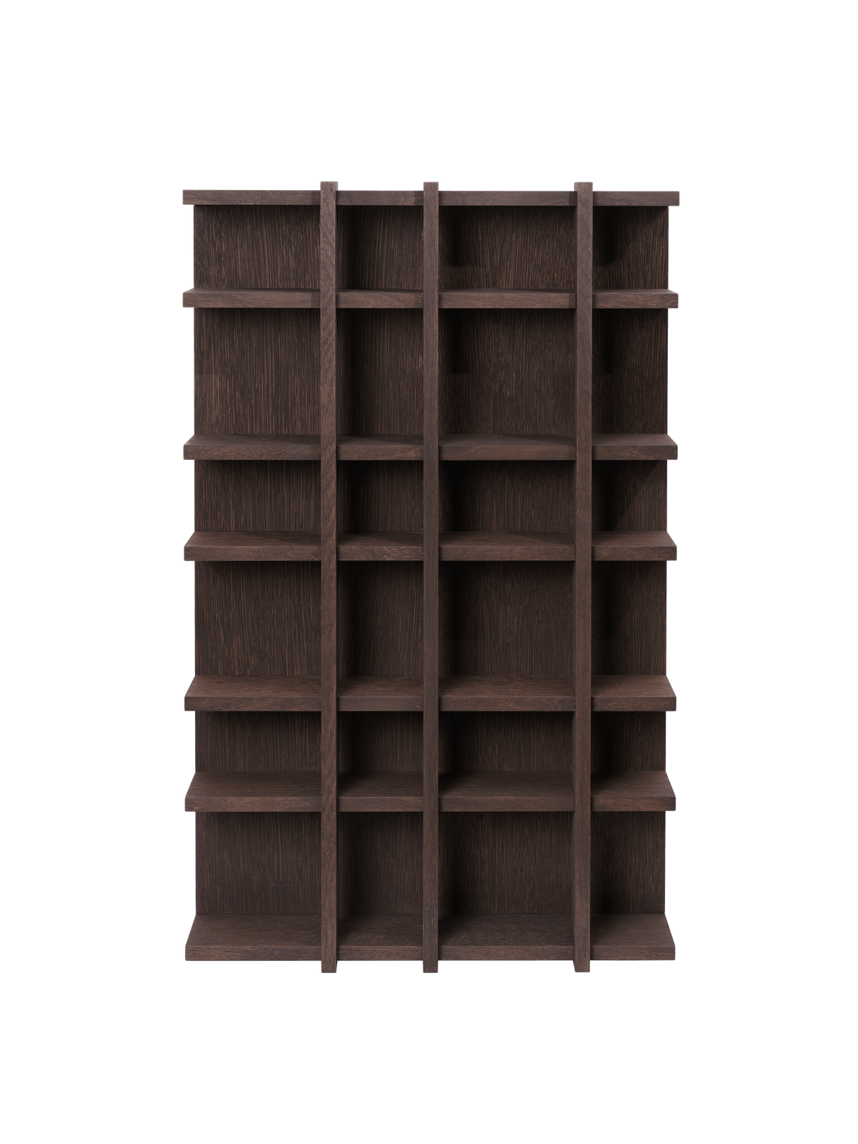 Tilem reol, 4 x 6 fra Ferm Living - Dark Stained Oak - Jacobsen Plus