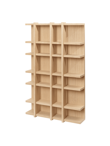 Tilem Regal, 4 x 6 von Ferm Living - Natur-Eiche - Jacobsen Plus