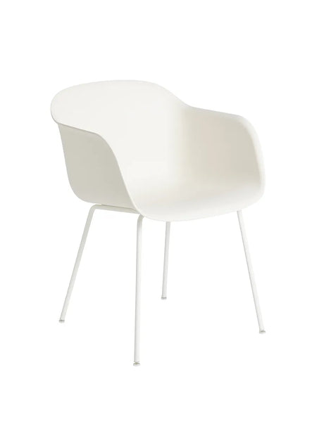Fiber Armchair Tube von Muuto - Ochre - Black Base - Jacobsen Plus