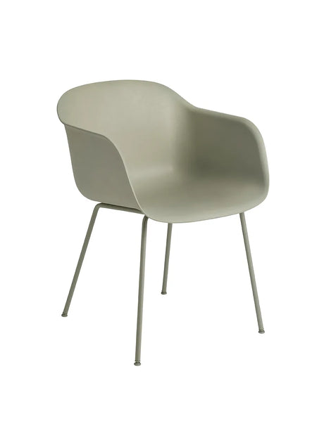 Fiber Armchair Tube von Muuto - Ochre - Black Base - Jacobsen Plus