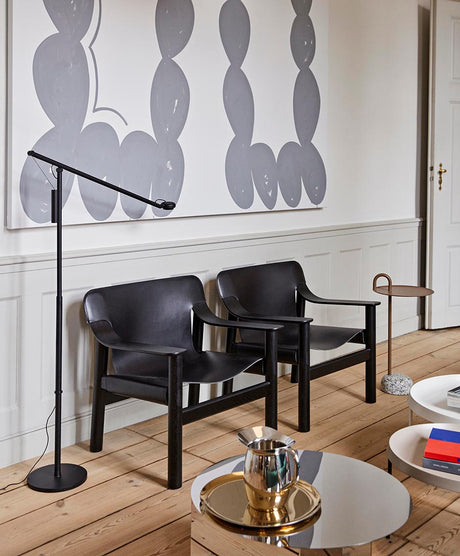 Fifty-Fifty Stehleuchte, Soft Black von HAY - 3 - Jacobsen Plus