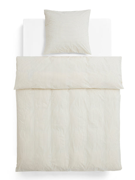 Fineline Bettbezug, 140x220 cm von Hay - Ivory - Jacobsen Plus