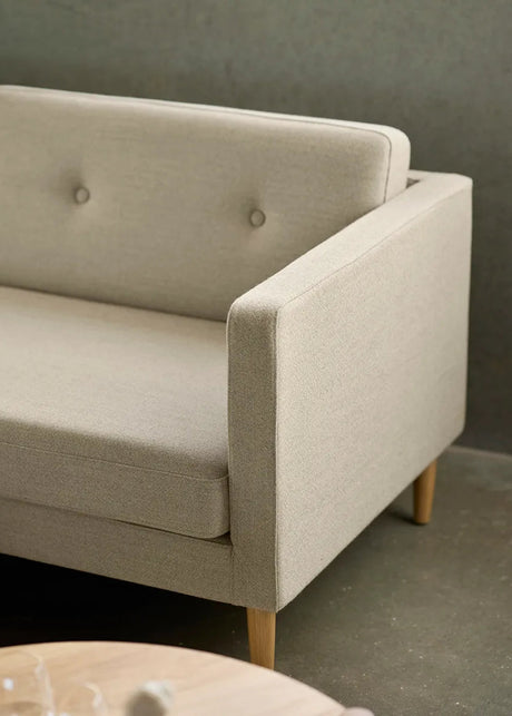 L42 Firhøj Ecksofa 4-Personen, Beige von FDB Møbler - 2 - Jacobsen Plus