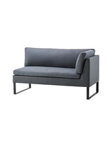 Flex 2 Pers. Modulsofa inkl. Sunbrella Kissen, links von Cane-line - 1 - Jacobsen Plus