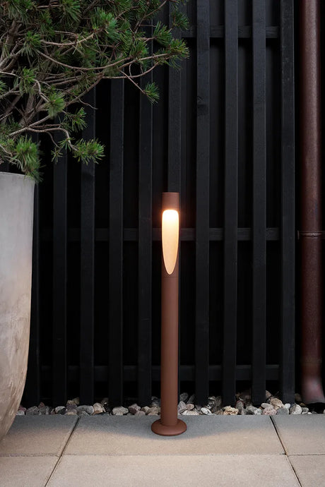 Flindt Garden Poller von Louis Poulsen - Erstellen Sie / Aluminium / FUSSPLATTE UND M-ADAPTER - Jacobsen Plus