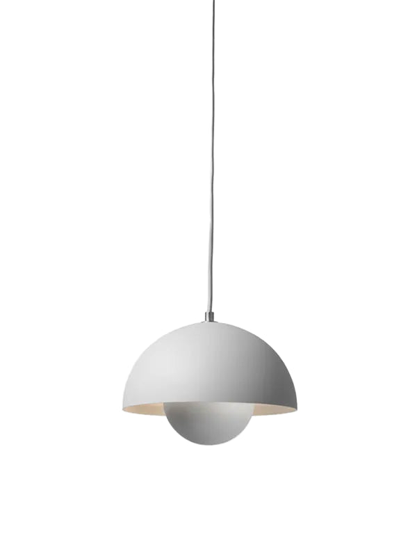 Flowerpot VP1 Pendel af Verner Panton - Matt light grey - Jacobsen Plus