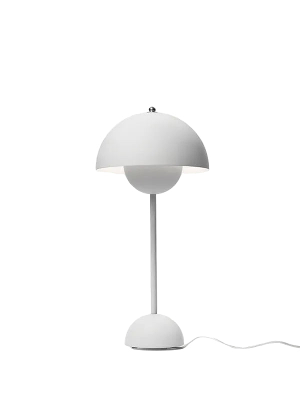 Flowerpot VP3 Tischleuchte von Verner Panton - Matt light grey - Jacobsen Plus