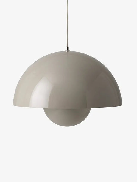 Flowerpot VP2 Pendelleuchte von Verner Panton - Grey beige - Jacobsen Plus