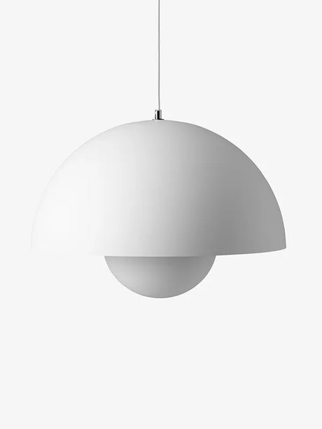 Flowerpot VP2 Pendelleuchte von Verner Panton - Matt white - Jacobsen Plus