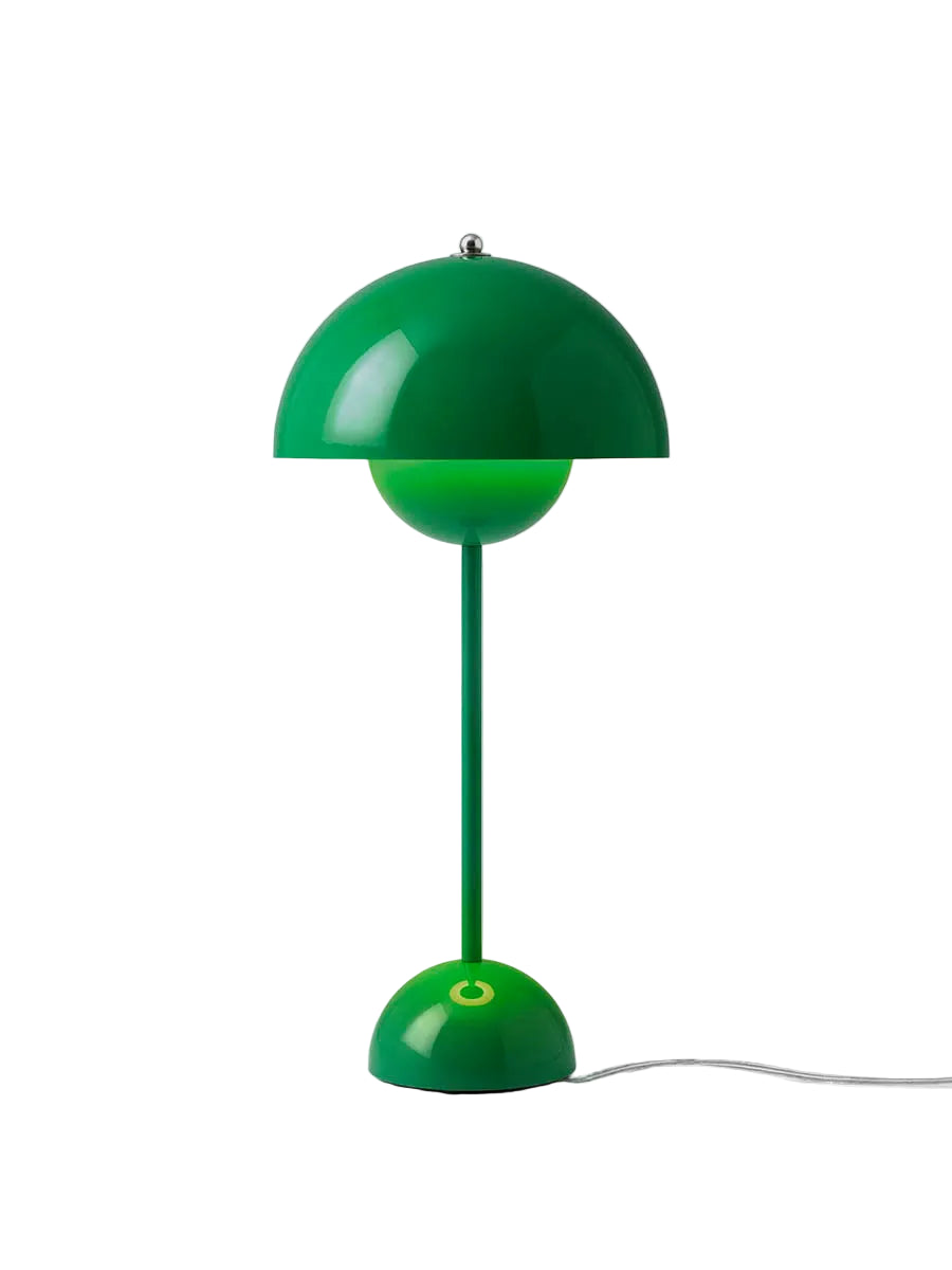 Flowerpot VP3 Tischleuchte von Verner Panton - Signal green - Jacobsen Plus
