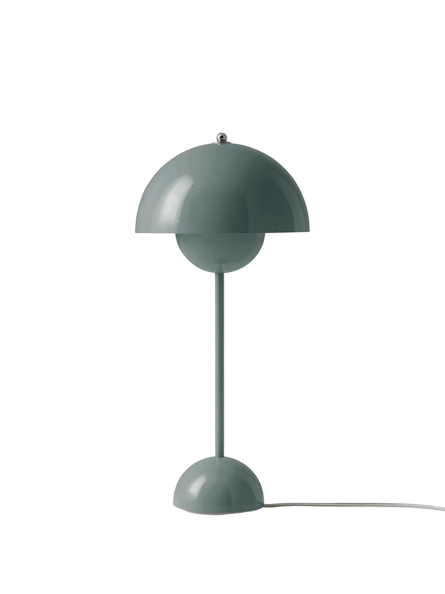 Flowerpot VP3 Tischleuchte von Verner Panton - Stone blue - Jacobsen Plus