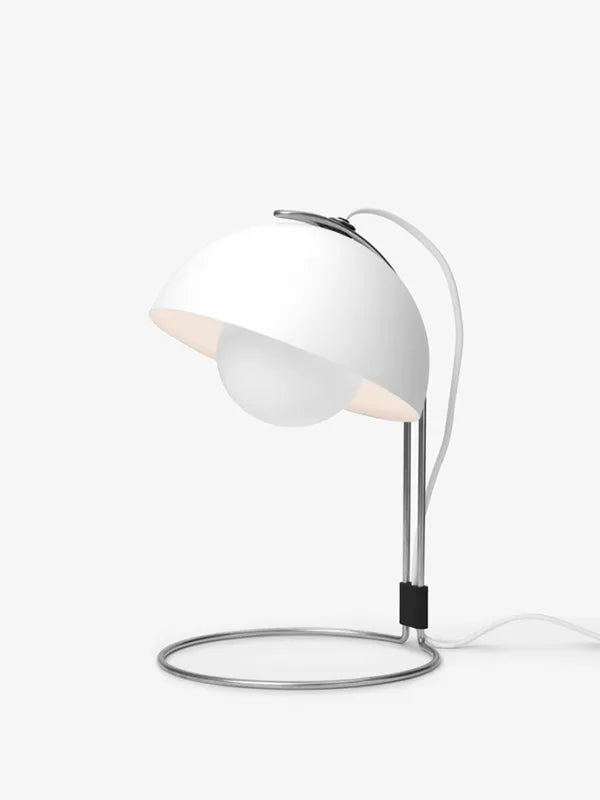 Flowerpot VP4 Tischleuchte af Verner Panton - Matt white - Jacobsen Plus