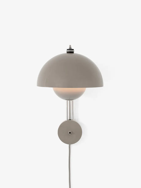 Flowerpot VP8 Væglampe af Verner Panton - Grey beige - Jacobsen Plus