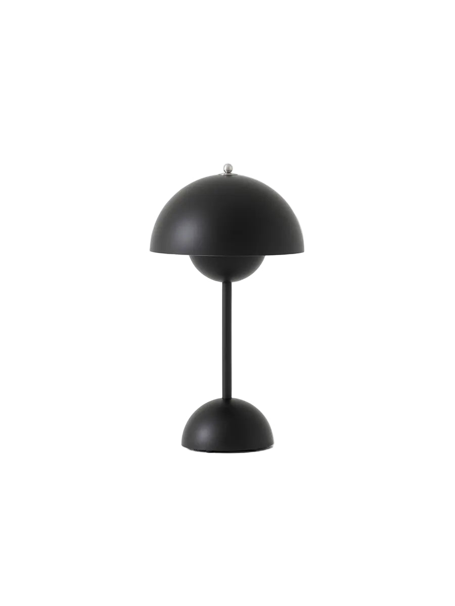 Flowerpot VP9 portable bordlampe af Verner Panton - Matt black - Jacobsen Plus