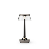 Bon Jour Unplugged – portable bordlampe fra FLOS - Black Chrome - Jacobsen Plus