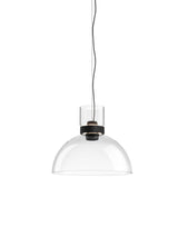 Flos - Nocturne S1 Bowl Pendelleuchte, Ø30 cm - Schwarz - Jacobsen Plus