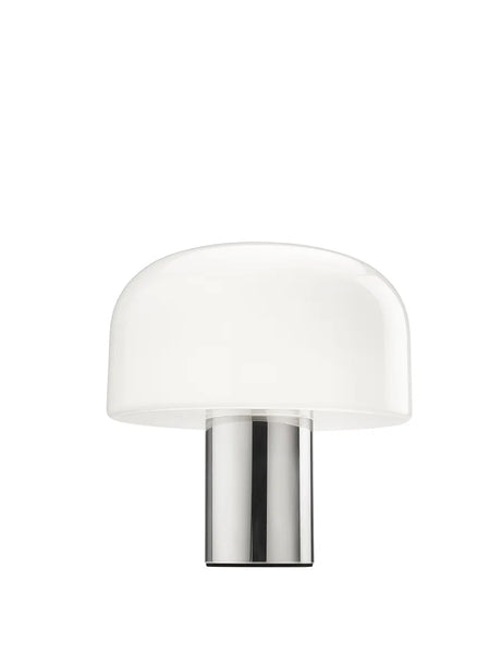 Bellhop Glass Table Lamp von Flos - Bright Aluminium - Jacobsen Plus