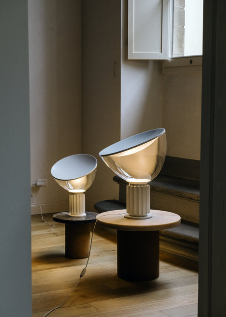 Taccia Tischleuchte, small fra Flos - Silber - Jacobsen Plus