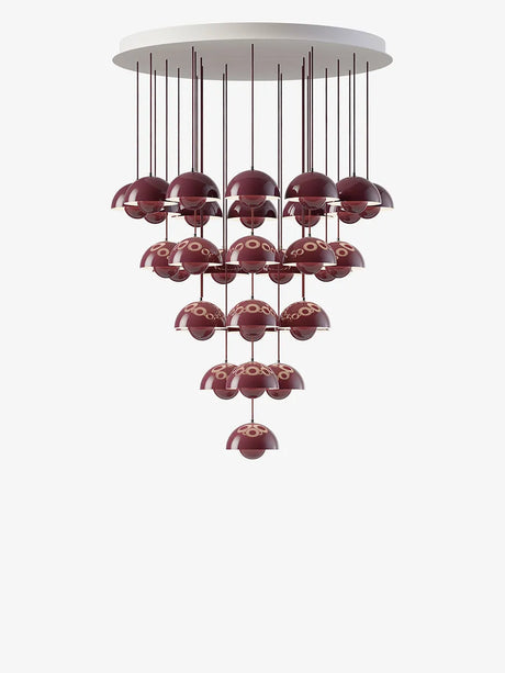 Flowerpot Chandelier VP10, 31 Pendelleuchten von &Tradition - Matt black - Jacobsen Plus