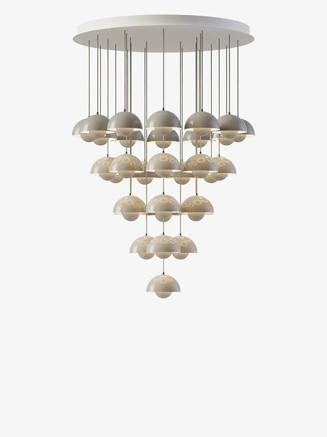 Flowerpot Chandelier VP10, 31 Pendelleuchten von &Tradition - Matt black - Jacobsen Plus