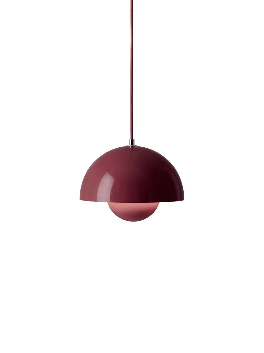 Flowerpot VP1 Pendel af Verner Panton - Dark Plum - Jacobsen Plus