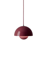 Flowerpot VP1 Pendel af Verner Panton - Dark Plum - Jacobsen Plus