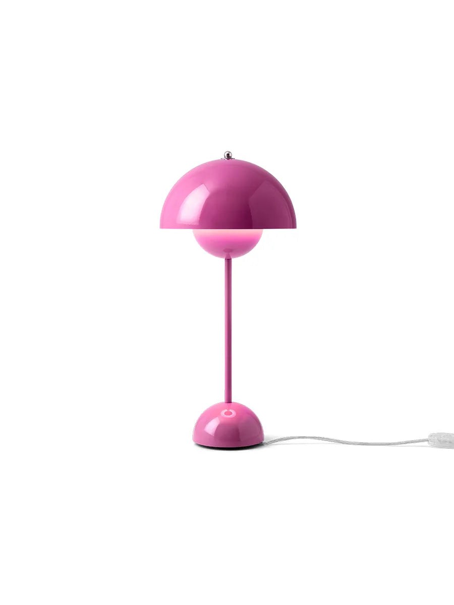 Flowerpot VP3 Tischleuchte von Verner Panton - Tangy Pink - Jacobsen Plus