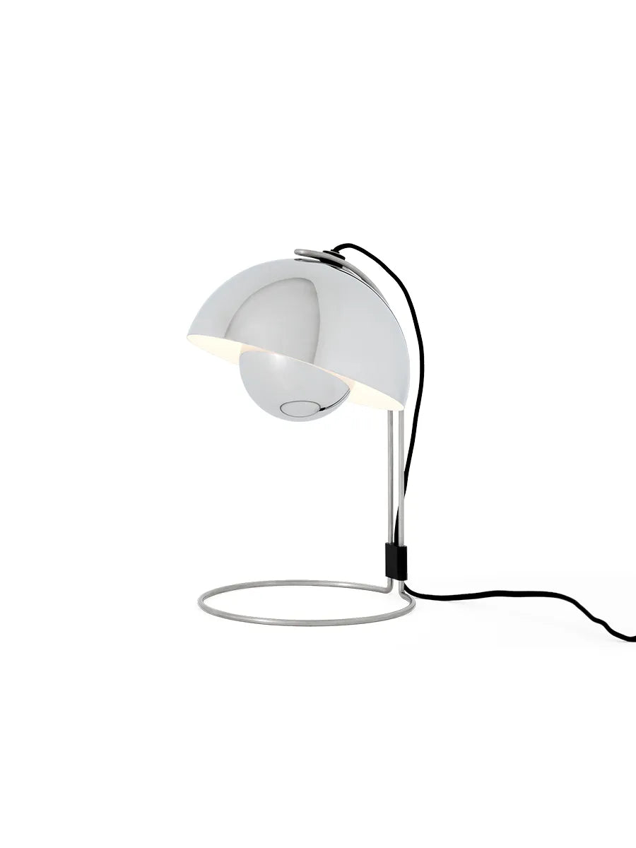 Flowerpot VP4 Tischleuchte af Verner Panton - Chrome-Plated - Jacobsen Plus