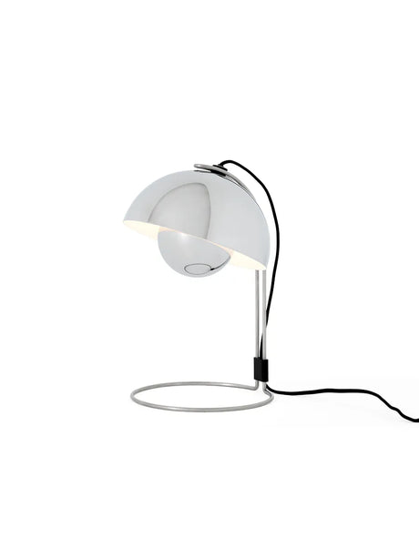 Flowerpot VP4 Tischleuchte af Verner Panton - Chrome-Plated - Jacobsen Plus