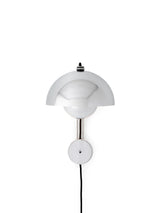 Flowerpot VP8 Væglampe af Verner Panton - Chrome-Plated - Jacobsen Plus