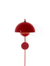 Flowerpot VP8 Væglampe af Verner Panton - Vermilion Red - Jacobsen Plus