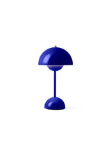 Flowerpot VP9 portable bordlampe af Verner Panton - Cobalt Blue - Jacobsen Plus