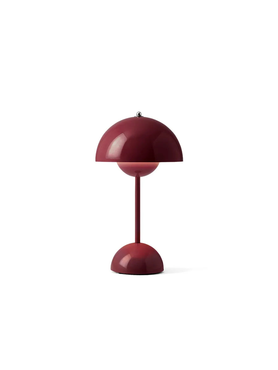 Flowerpot VP9 portable bordlampe af Verner Panton - Dark Plum - Jacobsen Plus