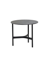 Twist Sofabord, lille fra Cane-line - Lava grey / Black (keramik) - Jacobsen Plus