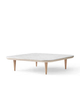 Fly Couchtisch SC11 von &Tradition - Bianco Carrara Marmor - Jacobsen Plus