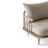 Fly sofa 3 pers SC12 fra &Tradition - Hvidolieret eg - Karakorum 003 - Jacobsen Plus
