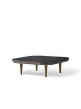 Fly sofabord D:80 fra &Tradition - Nero Marquina marmor - Jacobsen Plus