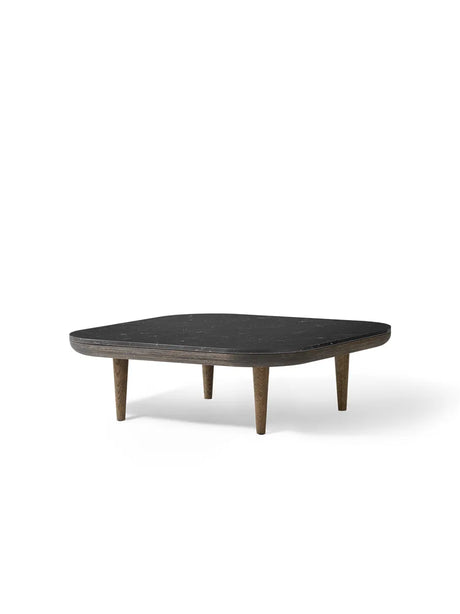 Fly Sofabord D:80 von &Tradition - Nero Marquina Marmor - Jacobsen Plus