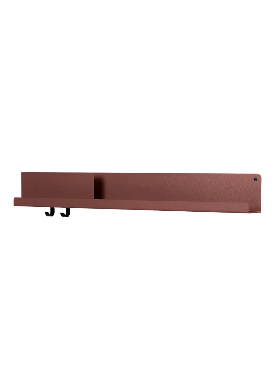 Folded Shelves, 96 x 13 cm von Muuto - Tiefrot - Jacobsen Plus