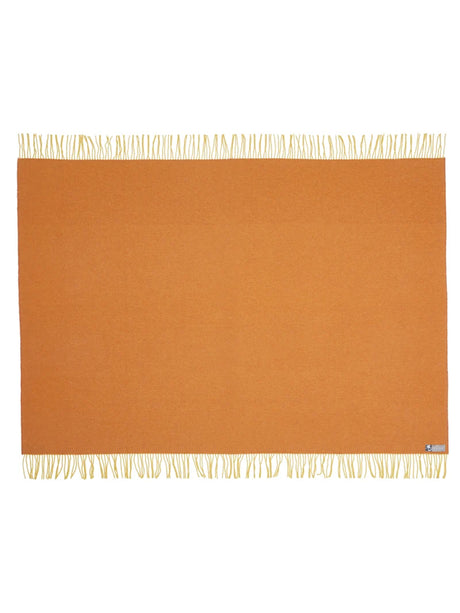 Silkeborg Uldspinderi - Franja Decke, Sonniges Apricot, 170x140 cm - 2 - Jacobsen Plus