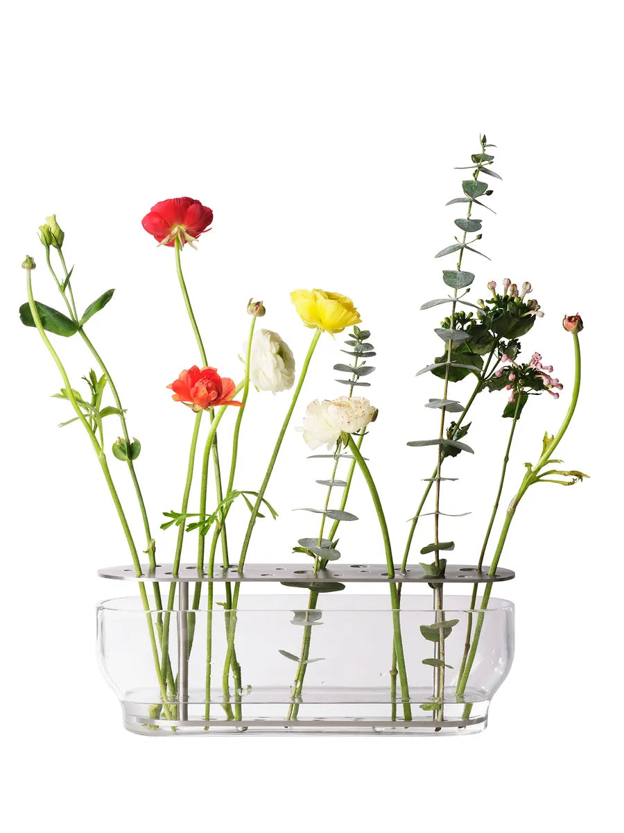 Ikebana Vase Long, Stahl von Jaime Hayon