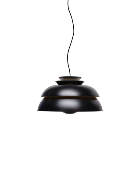Concert Pendelleuchte, Matt Black von Fritz Hansen - P1 (Ø320 mm) - Jacobsen Plus