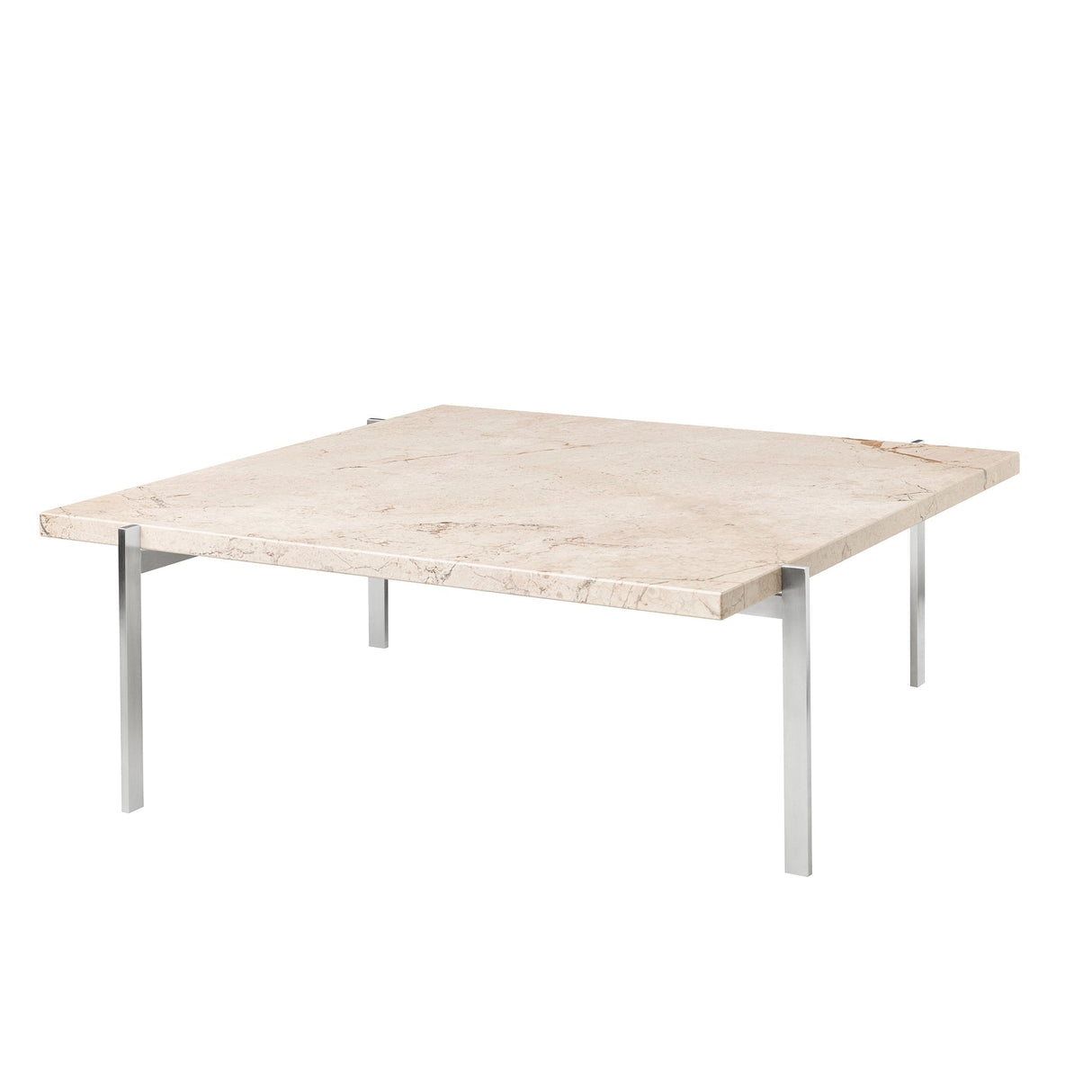 PK61 Couchtisch, beige Marmor von Poul Kjærholm - 1 - Jacobsen Plus