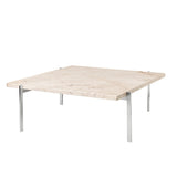 PK61 Couchtisch, beige Marmor von Poul Kjærholm - 1 - Jacobsen Plus