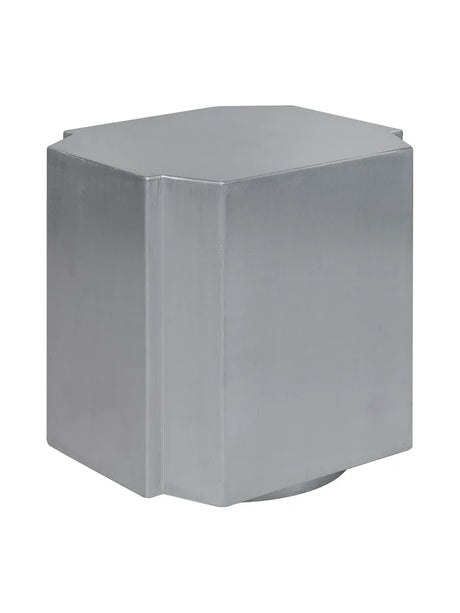 Funki Stool 01 von Louise Roe - Gebürstetes Aluminium - Jacobsen Plus