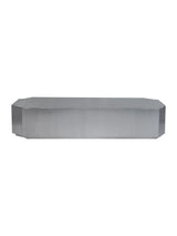 Funki Lounge Table Rectangular fra Louise Roe - Brushed aluminium - Jacobsen Plus